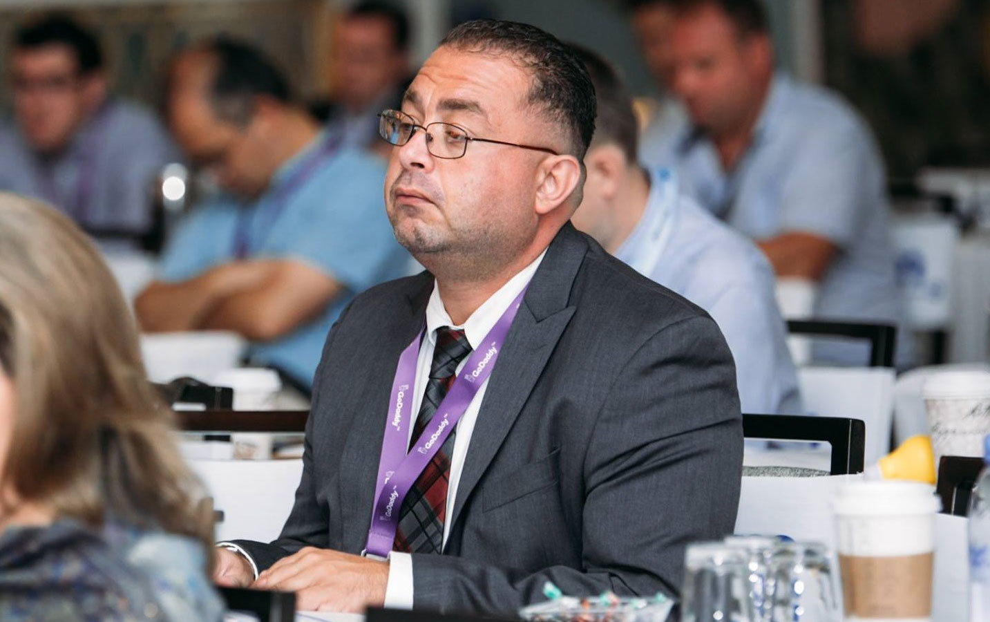 John Colascione at a professional business event